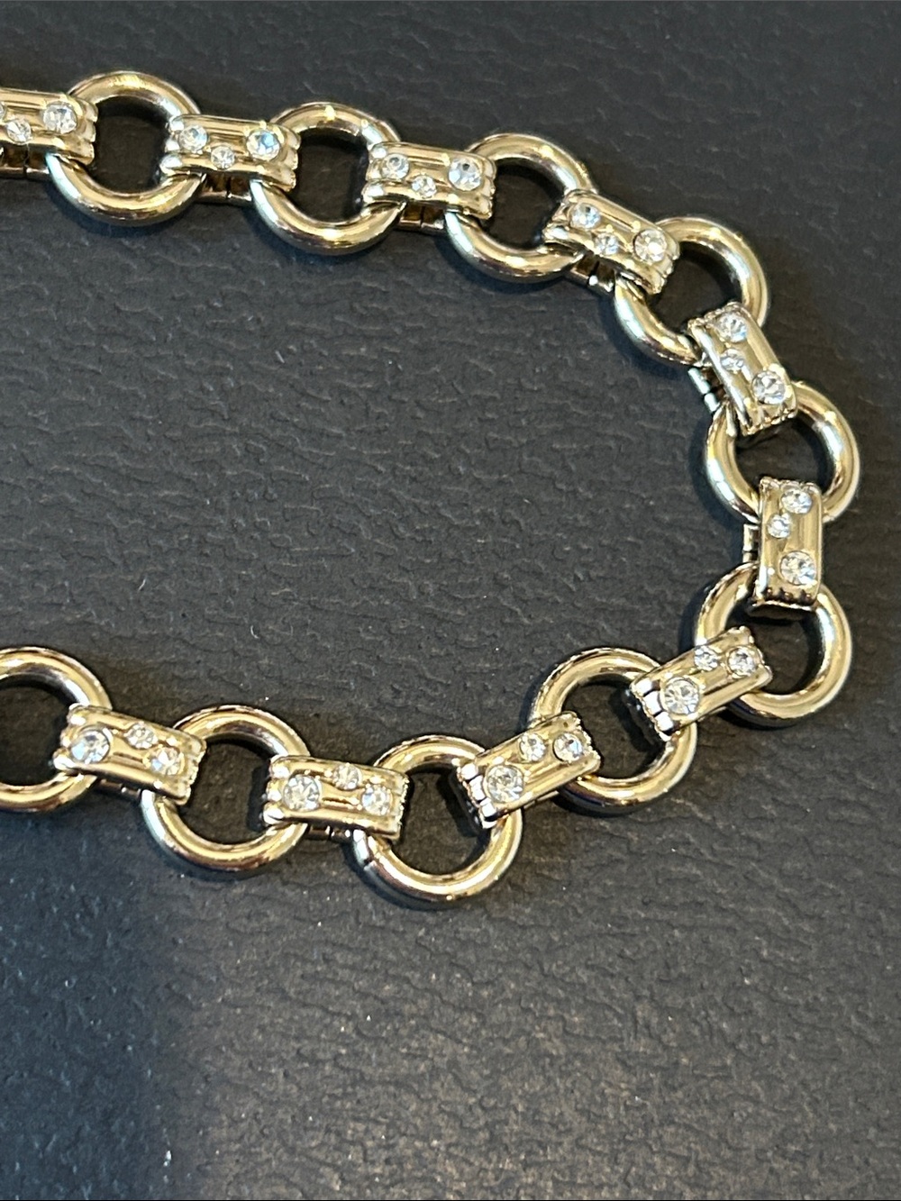 Givenchy Goldtone Crystal Statement Necklace